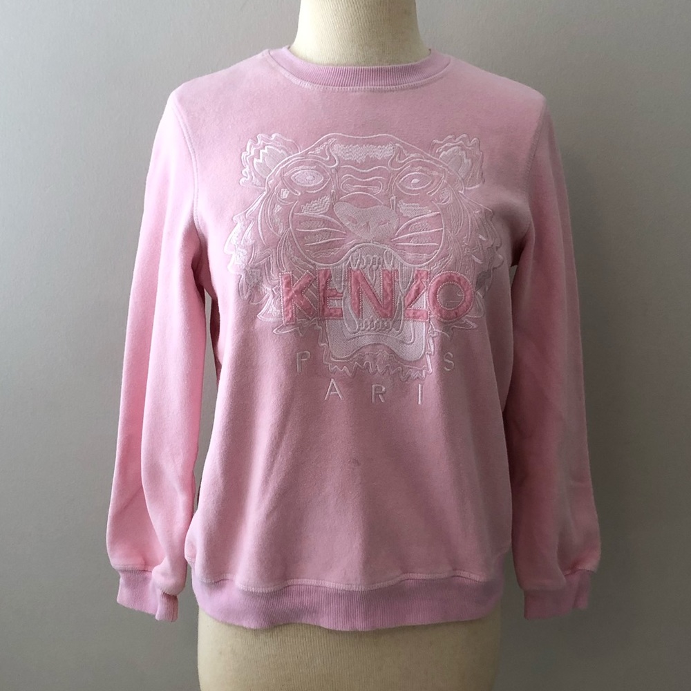 Kenzo Jungle Paris Pink Graphic Sweatshirt